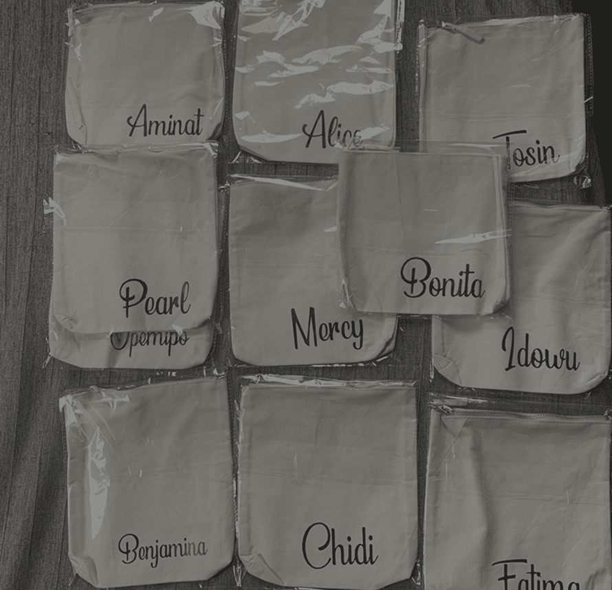 Wholesale deals collection with personalized tote bags